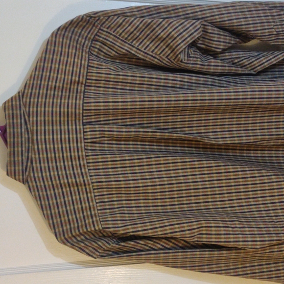 Bobby Jones Large Plaid Button Down Shirt, L (16.5) - Picture 5 of 5